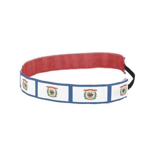 米国西バスリップまたは滑ることージニア州旗を持つノンヘッドバンド アスレチックヘッドバンド (右)