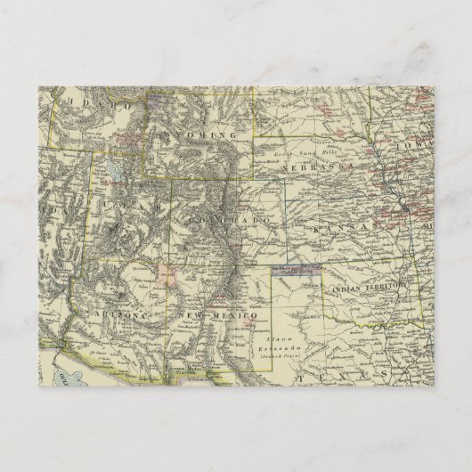 米国西部 ポストカード (正面)