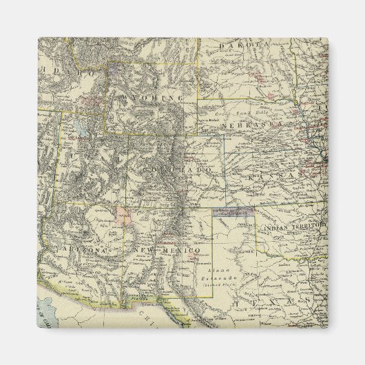 米国西部 マグネット (正面)