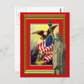 米国記号 ポストカード (正面/裏面)