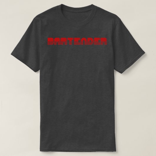 米国誇りを持ったのバーテンダー Tシャツ (デザイン正面)