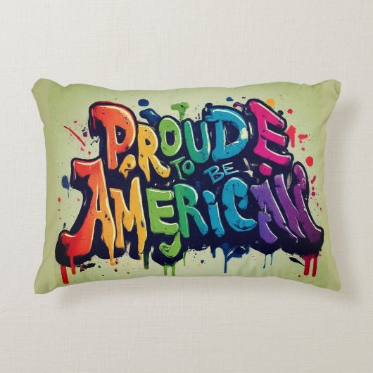 米国誇りを持った人になる アクセントクッション (正面)