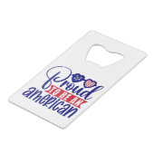 米国誇りを持った人になる クレジットカード栓抜き (裏面アングル)