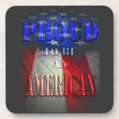 米国誇りを持った人になる コースター (正面)