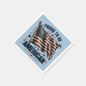 米国誇りを持った人になる スタンダードカクテルナプキン (角)