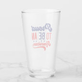 米国誇りを持った人になる タンブラーグラス (裏面)