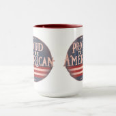米国誇りを持った人になる マグカップ (中央)