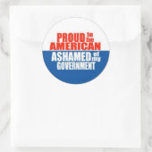 米国誇りを持った人になる ラウンドシール (バッグ)