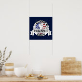 米国誇りを持った意欲を起こ国のソーシャルワーカー月 ポスター (キッチン)