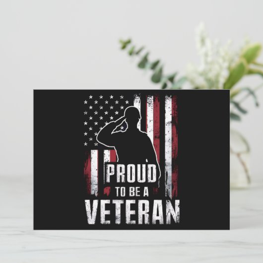 米国誇りを持った退役軍人退役軍人デーの退役軍人になる 招待状 (スタンド正面)