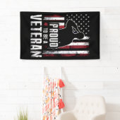 米国誇りを持った退役軍人退役軍人デーの退役軍人になる 横断幕 (インサイチュ)