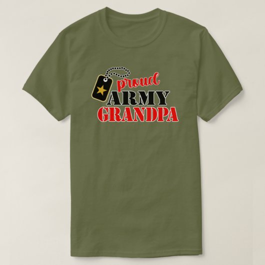 米国誇りを持った陸軍グランドパTシャツ Tシャツ (デザイン正面)