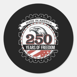 米国誇りを持った250周年記念グランジ7月4日 ラウンドシール