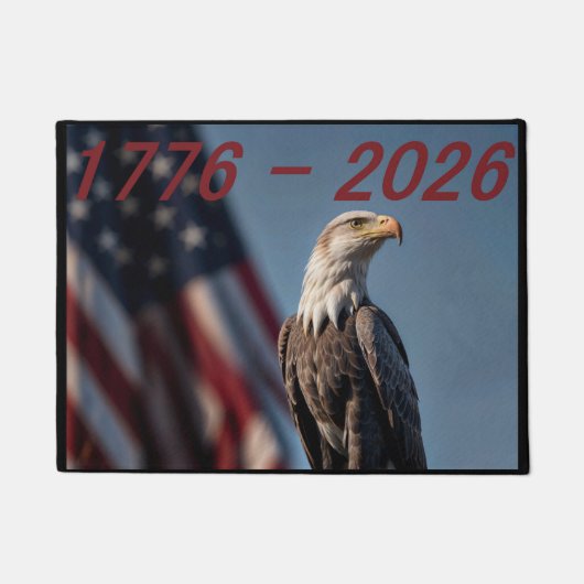 米国誕生日 ドアマット (正面)