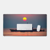 米国誘導ミサイル巡洋艦 – CG デスクマット (キーボード&マウス)