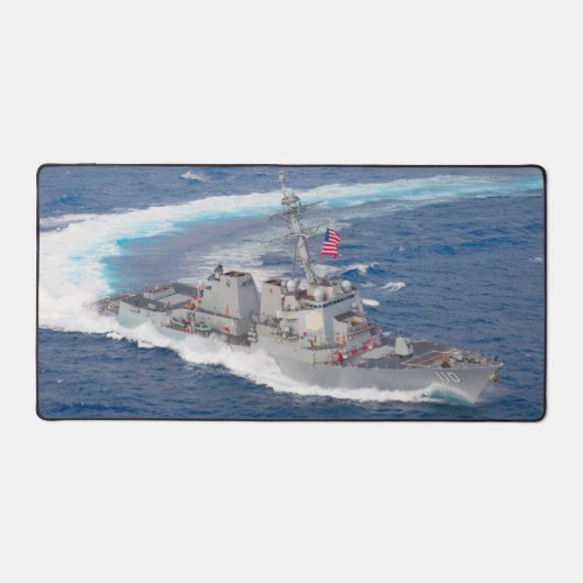 米国誘導ミサイル駆逐艦 – DDG デスクマット (正面)