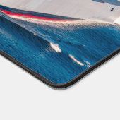 米国誘導ミサイル駆逐艦 – DDG-1000 デスクマット (コーナー)