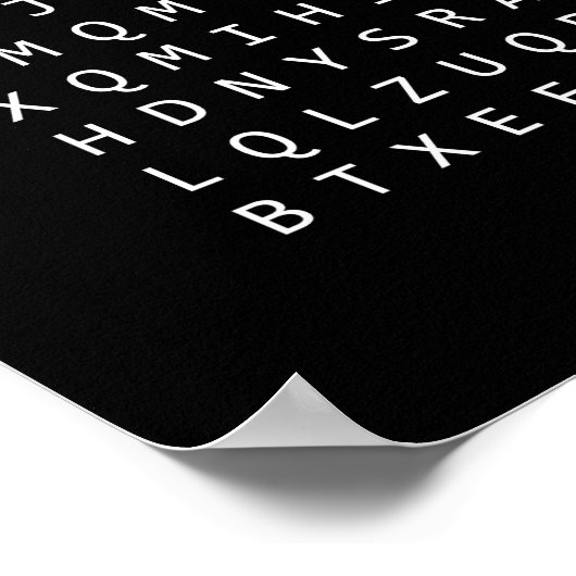 米国語検索 ポスター (角)