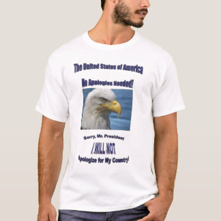 米国謝罪無し Tシャツ