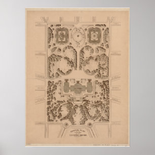 米国議会議事堂の建築計画(1874年) ポスター