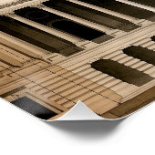 米国議会議事堂の建築設計図1859 ポスター (コーナー)