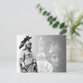 米国議会議事堂の自由像 ポストカード (スタンド正面)