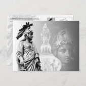 米国議会議事堂の自由像 ポストカード (正面/裏面)