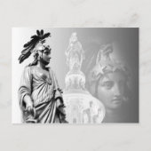 米国議会議事堂の自由像 ポストカード (正面)