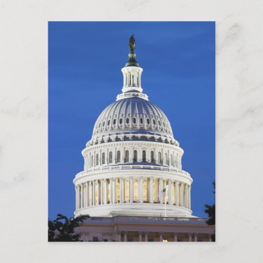 米国議会議事堂ドーム ポストカード (正面)
