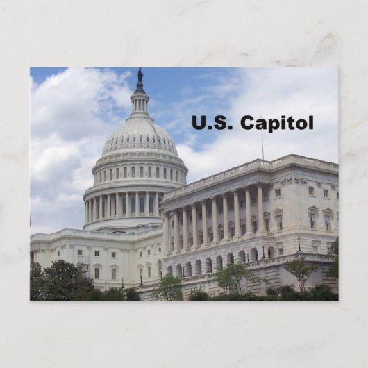 米国議会議事堂 ポストカード (正面)