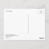 米国議会議事堂 ポストカード (裏面)