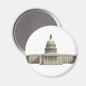 米国議会議事堂:ワシントンD.C. マグネット (正面/裏面)