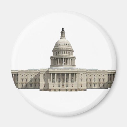 米国議会議事堂:ワシントンD.C. マグネット (正面)