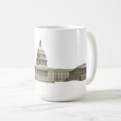 米国議会議事堂:ワシントンDC コーヒーマグカップ (正面右)