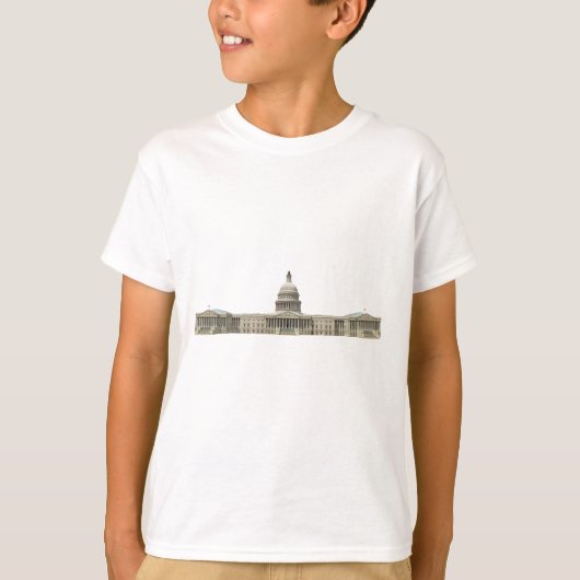米国議会議事堂：ワシントンDC Tシャツ (正面)
