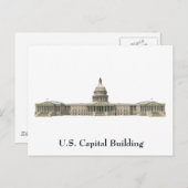 米国資本建物：ワシントンDC ポストカード (正面/裏面)
