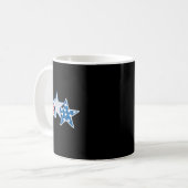 米国赤白青米国国旗U.S.Aスターストリップ コーヒーマグカップ (正面左)