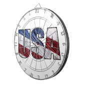 米国赤白・青米国愛国国旗 ダーツボード (正面右)