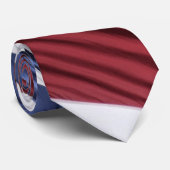 米国赤白・青米国愛国国旗 ネクタイ (ロール)