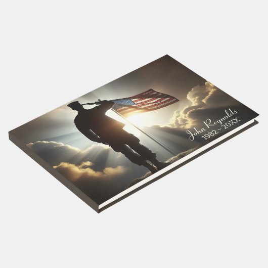 米国軍人に慰霊祭の礼を言う ゲストブック (コーナー)