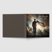 米国軍人に慰霊祭の礼を言う ゲストブック (全面)