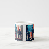 米国軍人エスプレッソマグ エスプレッソカップ (正面)