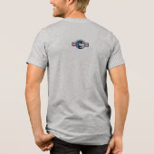 米国軍人 | メンズ トライブレンドTシャツ (裏面)
