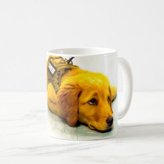 米国軍用犬 コーヒーマグカップ (正面右)