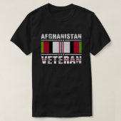 米国軍隊アフガニスタン戦争退役軍人動揺してT Tシャツ (デザイン正面)
