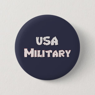 米国軍隊アメリカン 缶バッジ