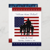 米国軍隊ウェルカムホーム日付ポストカードの保存 ポストカード (正面/裏面)