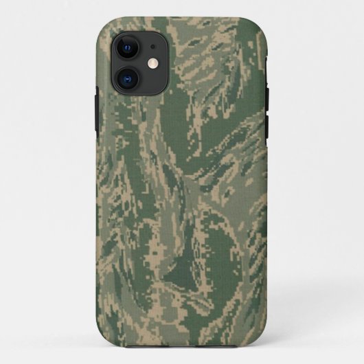 米国軍隊グリーンカモフラージアップルiPhone 11ケース Case-Mate iPhoneケース (裏面)