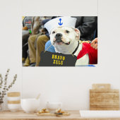 米国軍隊サービスドッグ ポスター (キッチン)