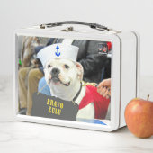 米国軍隊サービスドッグ メタルランチボックス (インサイチュ)